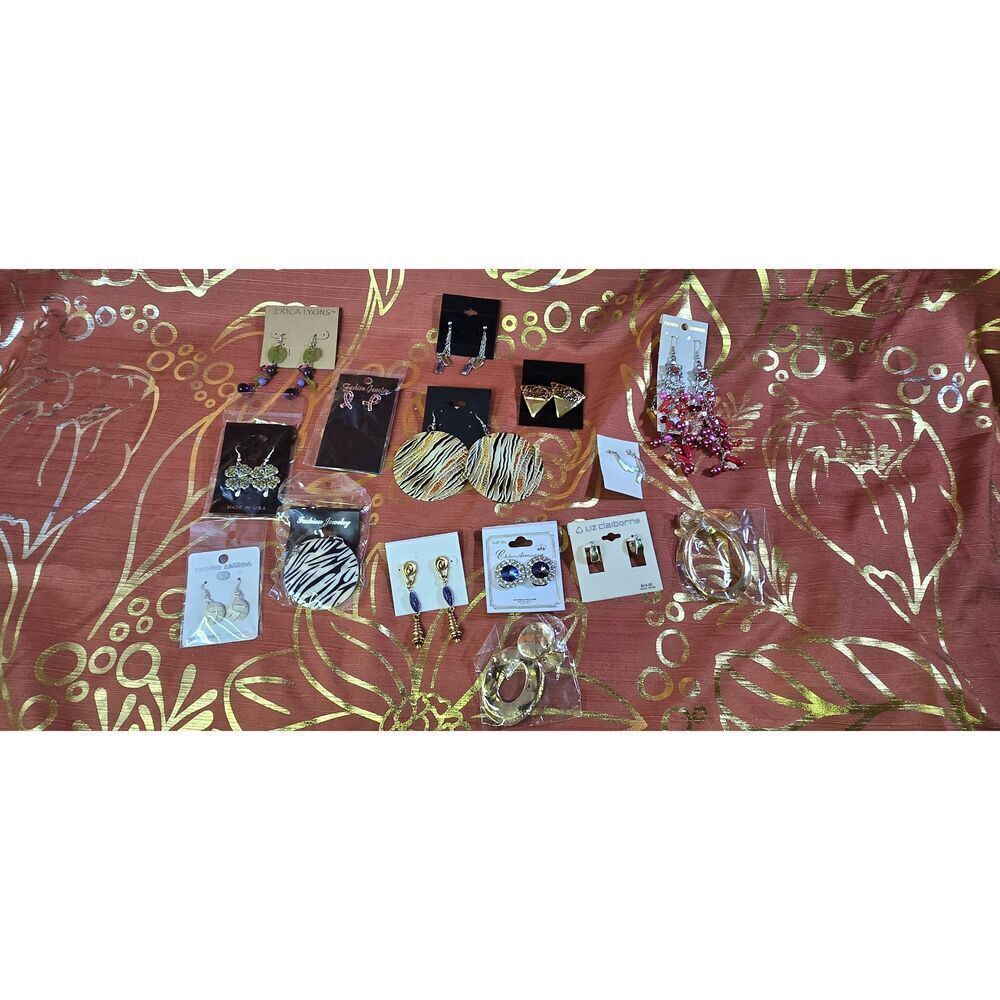Fashion Pierced Earrings Lot – Mixed Designs